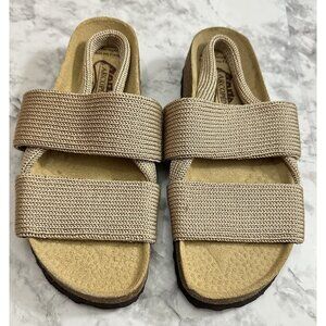 Arcopedico Sandal Womens 35 Tan Fabric Knit‎ New